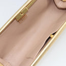 PRADA Clutch Bag Safiano leather Gold Auth bs32689-15