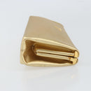 PRADA Clutch Bag Safiano leather Gold Auth bs32689-4