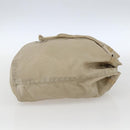 PRADA Pouch Nylon Beige Silver Auth bs32691-5