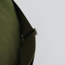 PRADA Backpack Nylon Khaki Silver Auth bs32692-9