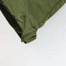 PRADA Backpack Nylon Khaki Silver Auth bs32692-16