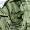 PRADA Backpack Nylon Khaki Silver Auth bs32692-21