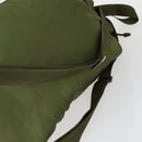 PRADA Backpack Nylon Khaki Silver Auth bs32692-8