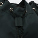 PRADA Shoulder Bag Nylon Blue Silver Auth bs32693-15