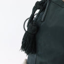 PRADA Shoulder Bag Nylon Blue Silver Auth bs32693-16