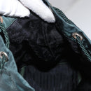 PRADA Shoulder Bag Nylon Blue Silver Auth bs32693-20