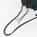 PRADA Shoulder Bag Nylon Blue Silver Auth bs32693-7