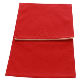 HERMES Pouch Canvas Red Auth bs32696V - 0