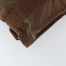 HERMES Her Line Add PM Backpack Canvas Brown Silver Auth bs32697-16