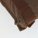 HERMES Her Line Add PM Backpack Canvas Brown Silver Auth bs32697-17