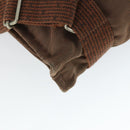 HERMES Her Line Add PM Backpack Canvas Brown Silver Auth bs32697-9