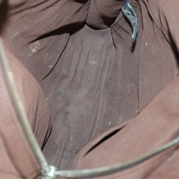 HERMES Her Line Add PM Backpack Canvas Brown Silver Auth bs32697