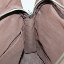 HERMES Her Line Add PM Rucksack Canvas Braun Silber Auth bs32697-21