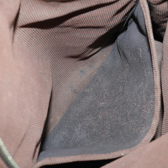 HERMES Her Line Add PM Backpack Canvas Brown Silver Auth bs32697