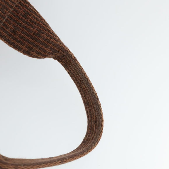 HERMES Her Line Add PM Backpack Canvas Brown Silver Auth bs32697