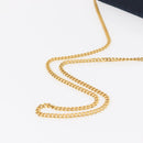 Christian Dior Chain Trotter Canvas Shoulder Bag Navy Gold Auth bs32699-7