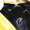 BALLY Shoulder Bag Leather Yellow Gold Auth bs32700-19