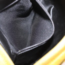 BALLY Shoulder Bag Leather Yellow Gold Auth bs32700-21