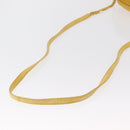 BALLY Shoulder Bag Leather Yellow Gold Auth bs32700-7