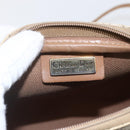 Christian Dior Honeycomb Canvas Shoulder Bag PVC Beige Auth bs32701-11
