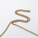 Christian Dior Honeycomb Canvas Chain Bag PVC Black Brown gold Auth bs32702-14