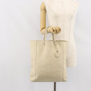 BOTTEGA VENETA INTRECCIATO Hand Bag Leather Cream Auth bs32707-19