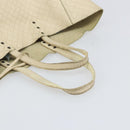 BOTTEGA VENETA INTRECCIATO Hand Bag Leather Cream Auth bs32707-7