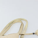 BOTTEGA VENETA INTRECCIATO Hand Bag Leather Cream Auth bs32707-8