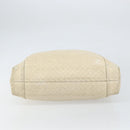 BOTTEGA VENETA INTRECCIATO Hand Bag Leather Cream Auth bs32707-9
