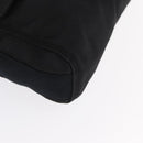 GUCCI Web Sherry Line Shoulder Bag Canvas Black Silver 246067 Auth bs32708-10