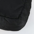 GUCCI Boston Bag Nylon Schwarz Silber 012 0389 Auth bs32709-9