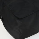GUCCI Boston Bag Nylon Schwarz Silber 012 0389 Auth bs32709-14