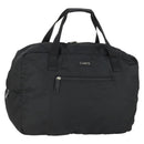 GUCCI Boston Bag Nylon Schwarz Silber 012 0389 Auth bs32709-1