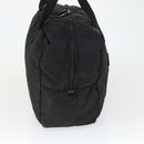 GUCCI Boston Bag Nylon Schwarz Silber 012 0389 Auth bs32709-4