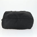 GUCCI Boston Bag Nylon Schwarz Silber 012 0389 Auth bs32709-5