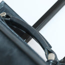 PRADA Carry Case Suitcase Nylon Black Silver Auth bs32712-17