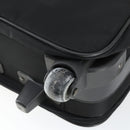 PRADA Carry Case Suitcase Nylon Black Silver Auth bs32712-10