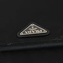 PRADA Carry Case Suitcase Nylon Black Silver Auth bs32712-23