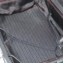 PRADA Carry Case Suitcase Nylon Black Silver Auth bs32712-29