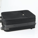 PRADA Carry Case Suitcase Nylon Black Silver Auth bs32712-5