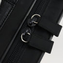PRADA Carry Case Suitcase Nylon Black Silver Auth bs32712-8