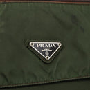 PRADA Shoulder Bag Nylon Green Silver Auth bs32714-15