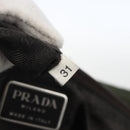 PRADA Shoulder Bag Nylon Green Silver Auth bs32714-27