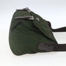 PRADA Shoulder Bag Nylon Green Silver Auth bs32714-5