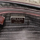 PRADA Shoulder Bag Nylon Brown Auth bs32715-18
