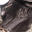 PRADA Shoulder Bag Nylon Brown Auth bs32715-11