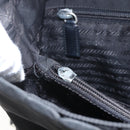 PRADA Shoulder Bag Nylon Black Silver Auth bs32716-16