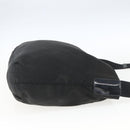 PRADA Shoulder Bag Nylon Black Silver Auth bs32716-5