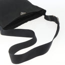 PRADA Shoulder Bag Nylon Black Silver Auth bs32716-7