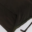 PRADA Tote Bag Nylon Green Gold Auth bs32718-14